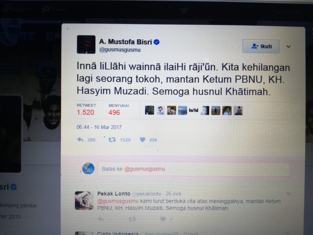 Berita Duka Kh Ahmad Hasyim Muzadi Meninggal Dunia Beritalima