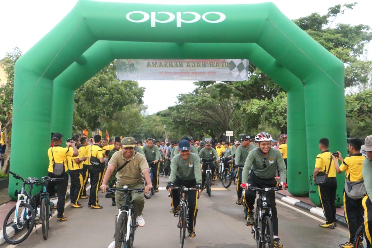  Sepeda  Santai  Meriahkan Hut Brimob ke 73 di Aceh  