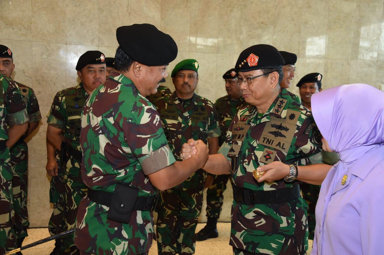 Panglima TNI Terima Laporan Korps Kenaikan Pangkat 33 Perwira Tinggi