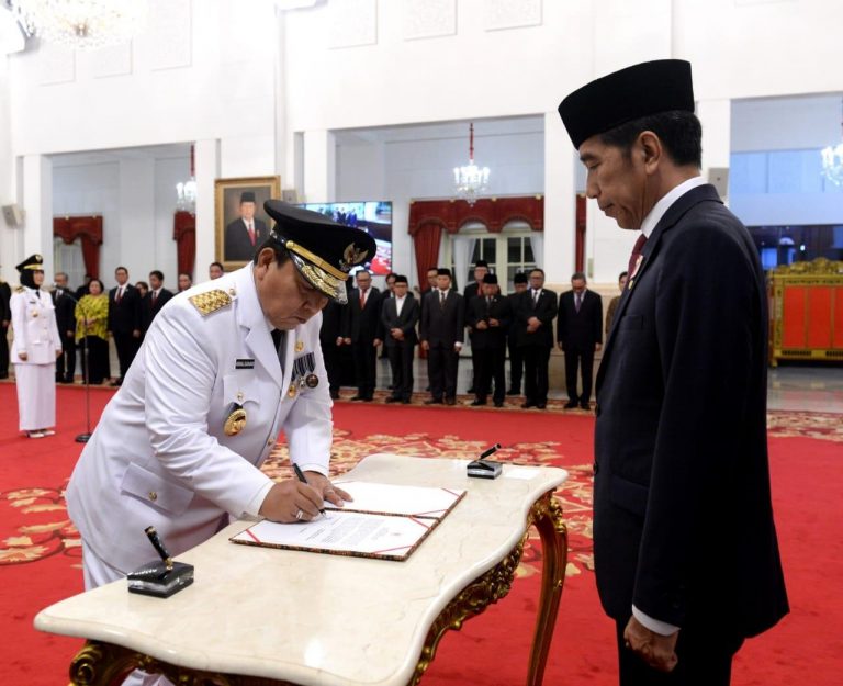 Presiden Jokowi Lantik Gubernur Dan Wakil Gubernur Lampung