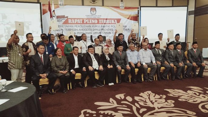 Inilah 120 Calon Terpilih Anggota DPRD Provinsi Jawa Timur 2019-2024