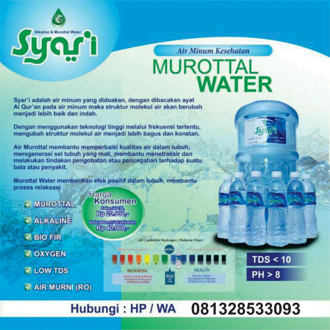 Air Minum Syar I Murottal Water Solusi Untuk Kesehatan Dan Rukyah Mandiri Beritalima Com