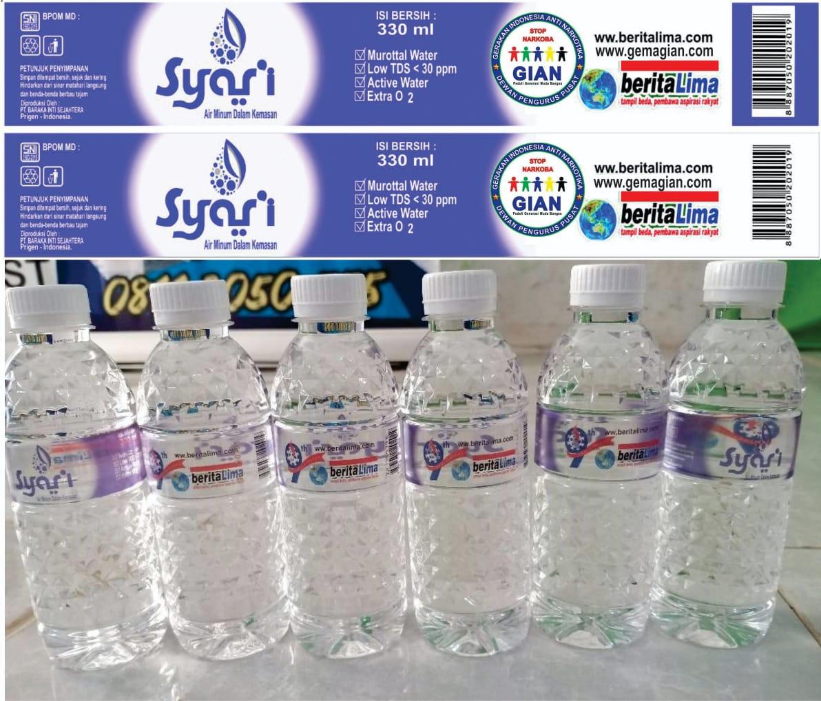 Air Minum Syar I Murottal Water Solusi Untuk Kesehatan Dan Rukyah Mandiri Beritalima Com