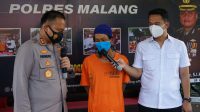 Kapolres Malang AKBP Hendri Umar Saat Introgasi Pelaku Pembunuhan