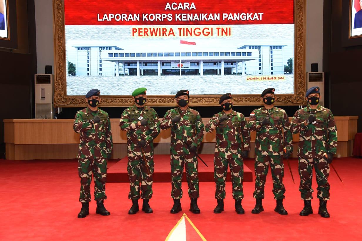 Panglima TNI Terima Laporan Kenaikan Pangkat 47 Pati TNI – Beritalima.com