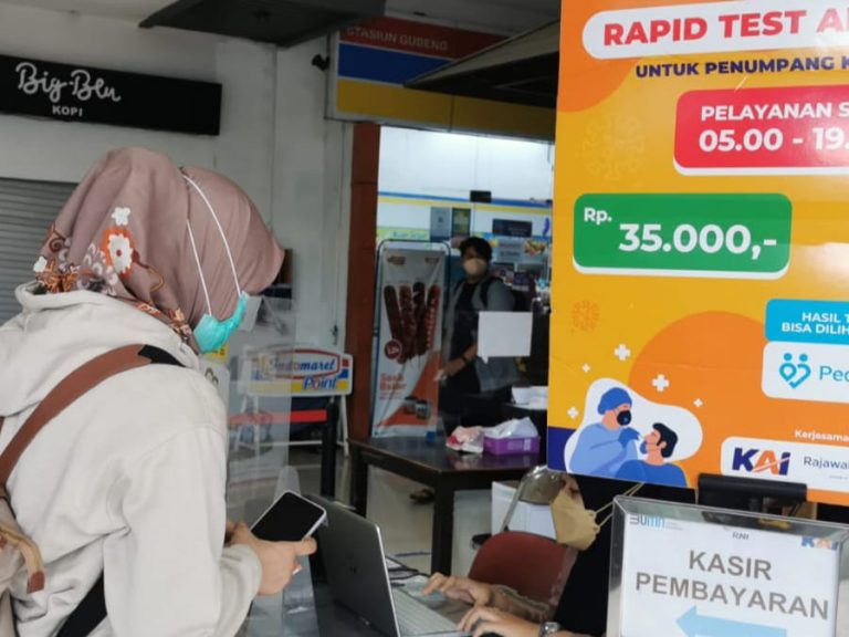 Hari Raya Layanan Test Antigen Di Stasiun Tetap Buka Beritalima