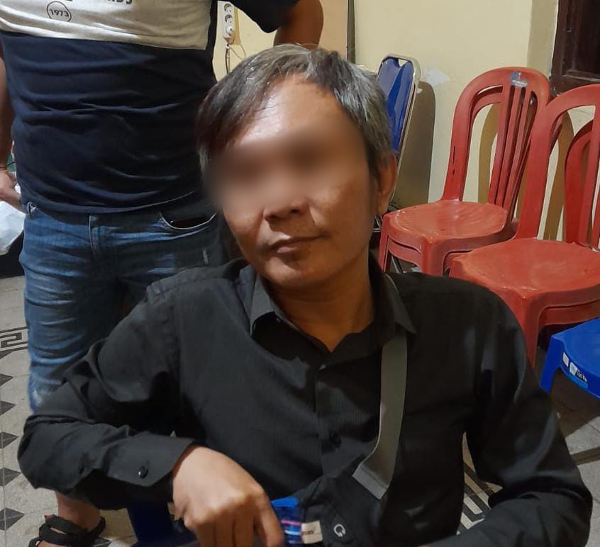 Terduga pelaku pemerasan di Desa Kraton, Kecamatan Kencong (beritalima.com/istimewa)