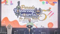Bupati Hendy memberikan sambutan di Parade Keroncong In Hospital (beritalima.com/sugik)