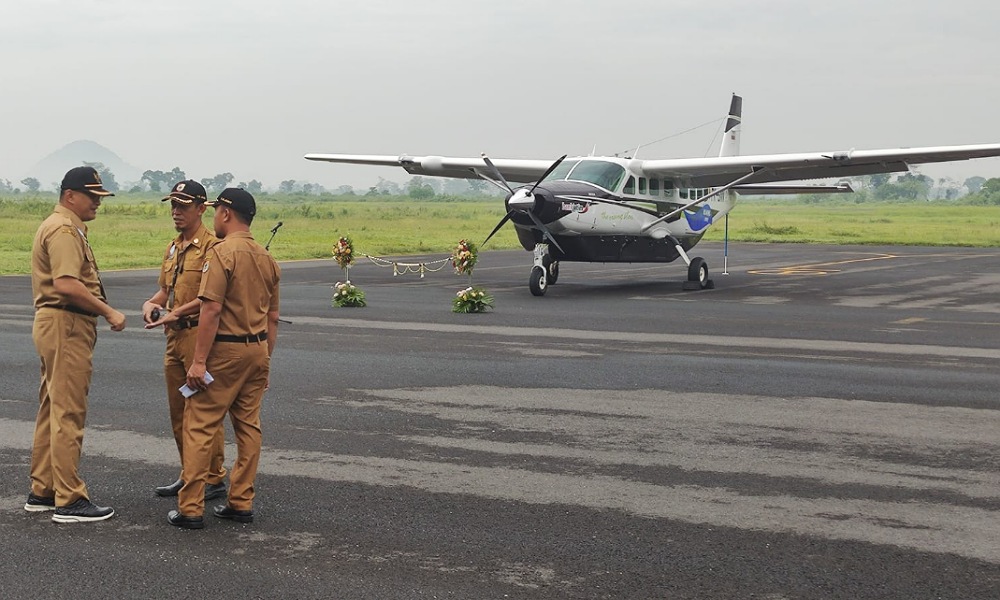 Pesawat Cessna rute penerbangan Jember - Surabaya (beritalima.com/istimewa)