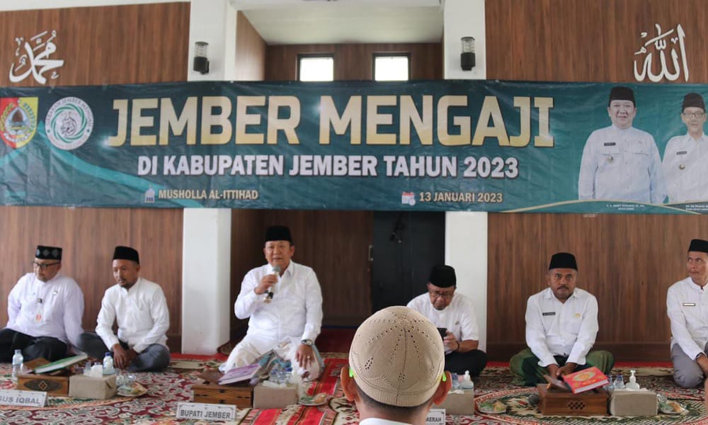 Launching Jember Mengaji di Musala Pemkab Jember (beritalima.com/istimewa)