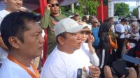 Ketua DPC Partai Gerindra bersama Bupati Jember saat temui wartawan (beritalima.com/istimewa)