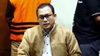 Ali Fikri Jubir KPK Saat Konferensi Pers OTT KPK Di Jatim