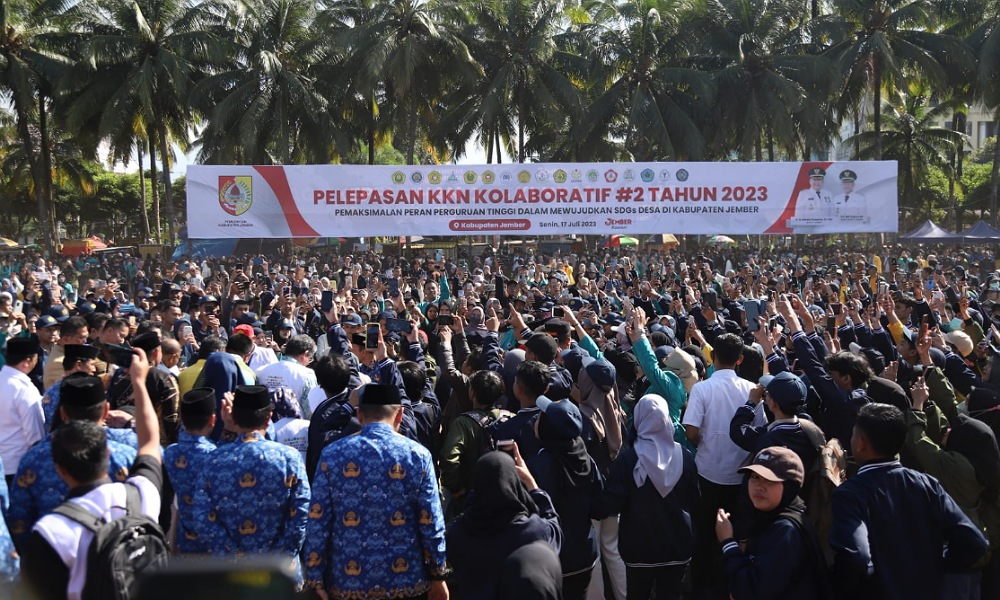 Ribuan mahasiswa KKN siap terjun ke masyarakat (beritalima.com/istimewa)