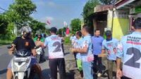 Pendukung Prabowo Gibran di Jember bagikan sarapan pagi dan makan siang gratis (beritalima.com/sugik)