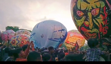 Festival balon udar wonosobo