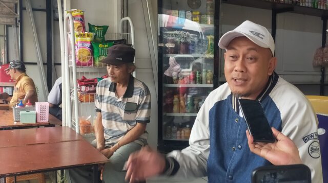 Ketua Paguyuban Ojek Pandesari Kecamatan Pujon kabupaten Malang, Ach Heri.