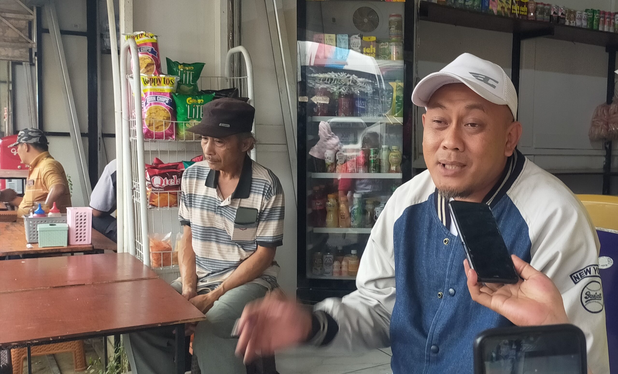 Ketua Paguyuban Ojek Pandesari Kecamatan Pujon kabupaten Malang, Ach Heri.